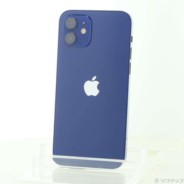 (中古)Apple iPhone12 128GB ブルー MGHX3J/A SoftBank(344-ud)