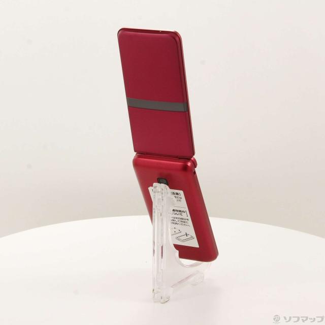 中古)KYOCERA DIGNO ケータイ KY-42C レッド docomo SIMフリー(196-ud