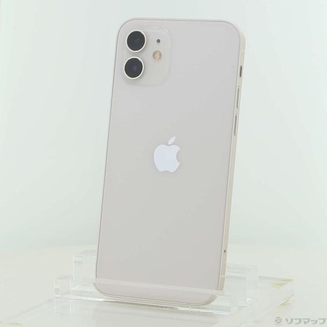 (中古)Apple iPhone12 128GB ホワイト MGHV3J/A SIMフリー(377-ud)