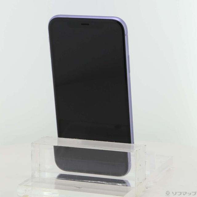 (中古)Apple iPhone11 64GB パープル MWLX2J/A SIMフリー(198-ud)_2