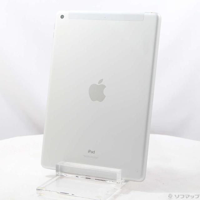 (中古)au iPad 第9世代 64GB シルバー MK493J/A auロック解除SIMフリー(297-ud)