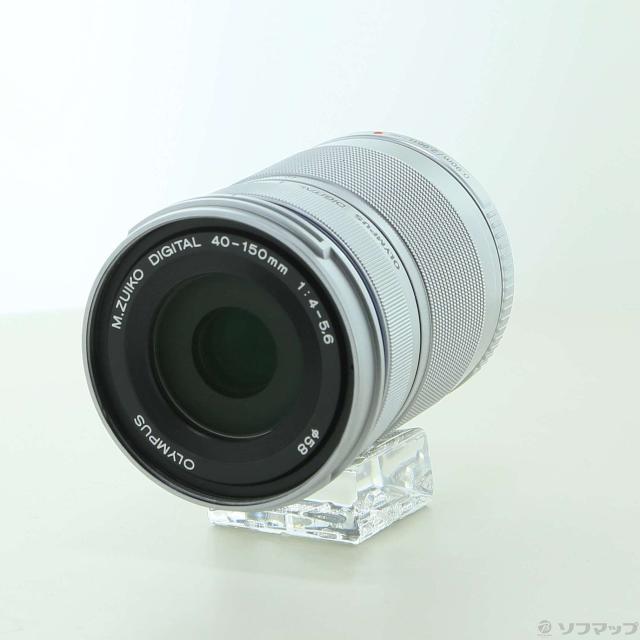 (中古)OM SYSTEM M.ZUIKO DIGITAL ED 40-150mm F4.0-5.6 R シルバー(349-ud)