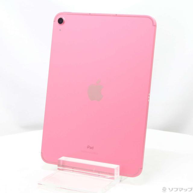 (中古)Apple iPad 第10世代 64GB ピンク MQ6M3J/A SoftBankロック解除SIMフリー(276-ud)