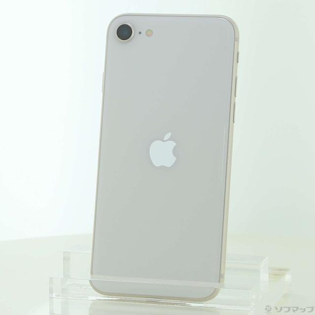 スマートフォン・携帯電話 Apple iPhone SE (第3世代) スターライト 64GB