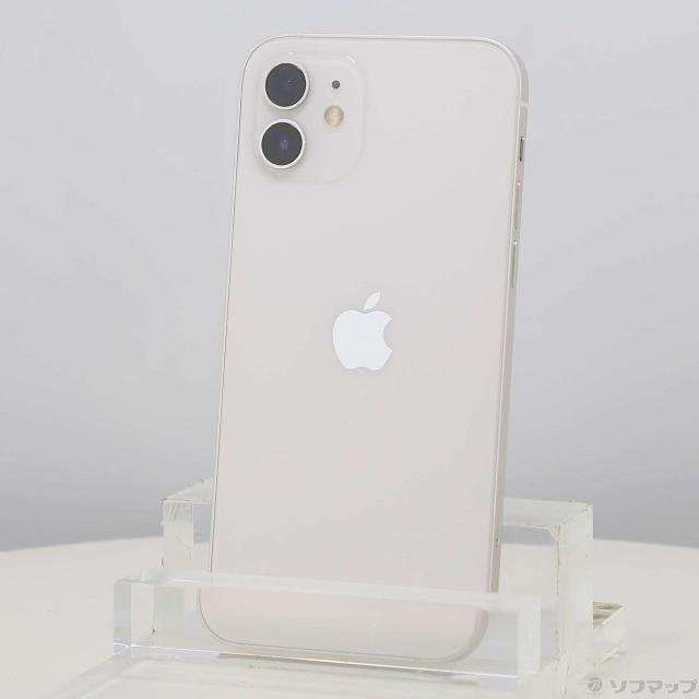 (中古)Apple iPhone12 64GB ホワイト MGHP3J/A SIMフリー(262-ud)