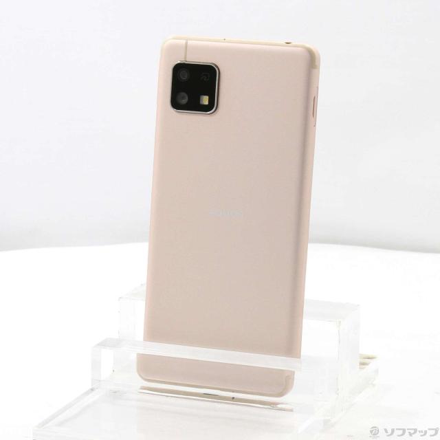 (中古)SHARP AQUOS sense4 basic 64GB ライトカッパー A003SH Y!mobile(368-ud)