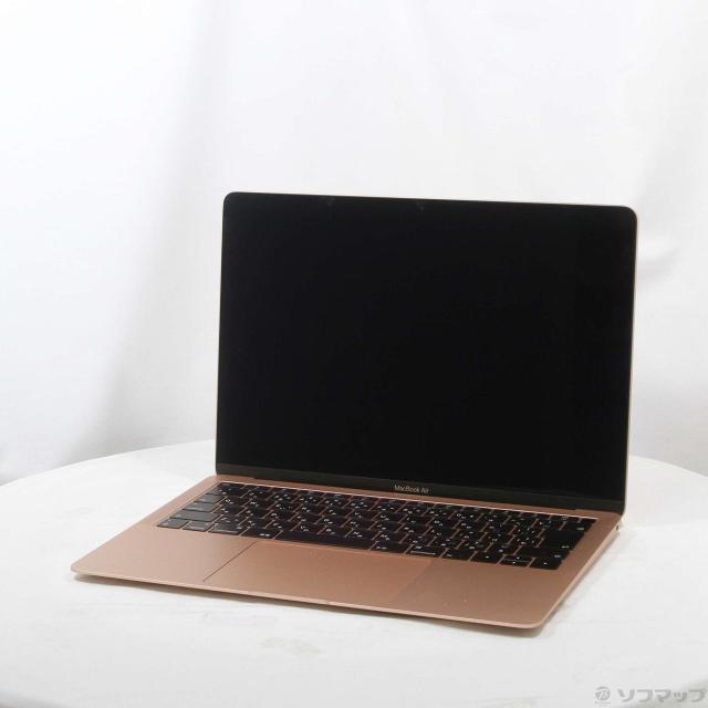 (中古)Apple MacBook Air 13.3-inch Late-2018 MREE2J/A Core_i5 1.6GHz 8GB SSD128GB ゴールド (10.15 Catalina)(258-ud)