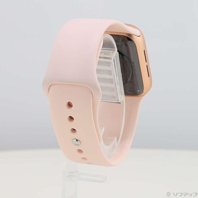 (中古)Apple Apple Watch SE 第1世代 GPS 40mm ゴールドアルミニウムケース ピンクサンドスポーツバンド(198-ud)_2
