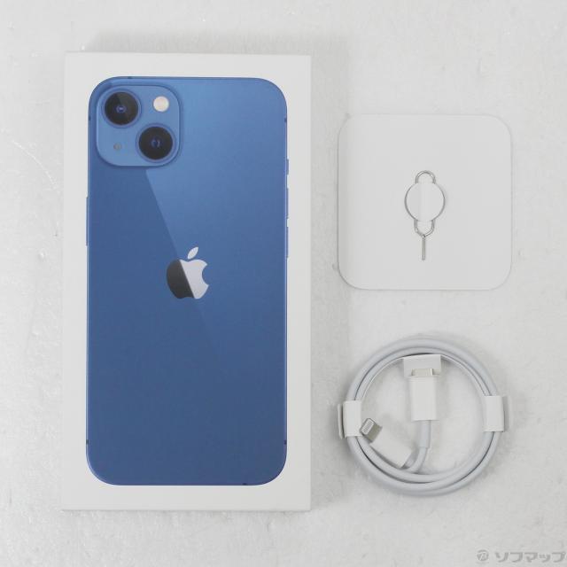 (中古)Apple iPhone13 128GB ブルー MLNG3J/A SIMフリー(262-ud)_4