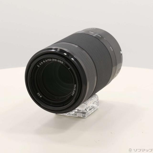 (中古)SONY E 55-210mm F4.5-6.3 OSS SEL55210 ブラック (Eレンズ)(368-ud)