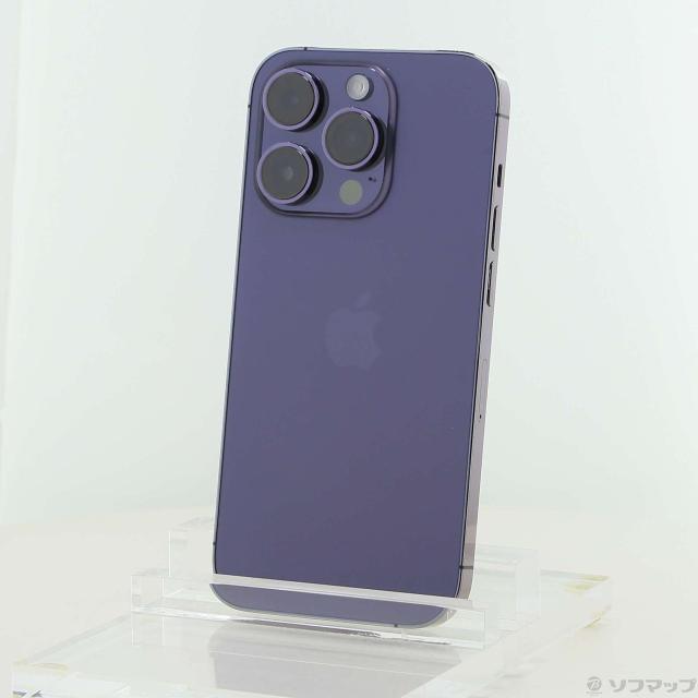 中古)Apple iPhone14 Pro 256GB ディープパープル MQ1E3J/A SIMフリー 