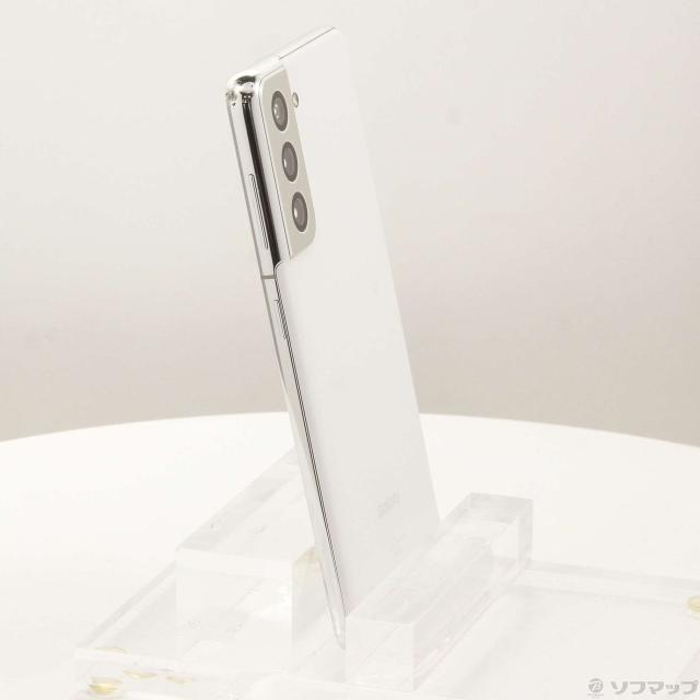 (中古)SAMSUNG Galaxy S21 5G 256GB ファントムホワイト SCG09 auロック解除SIMフリー(198-ud)_3