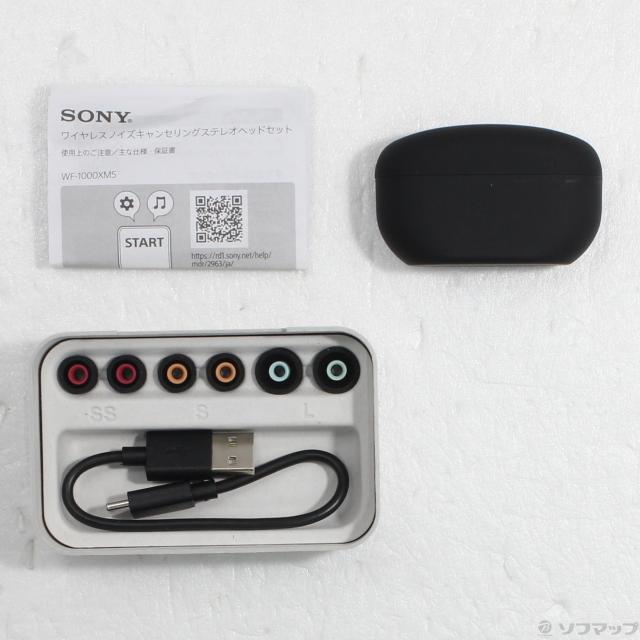 (中古)SONY WF-1000XM5 ブラック(297-ud)_4