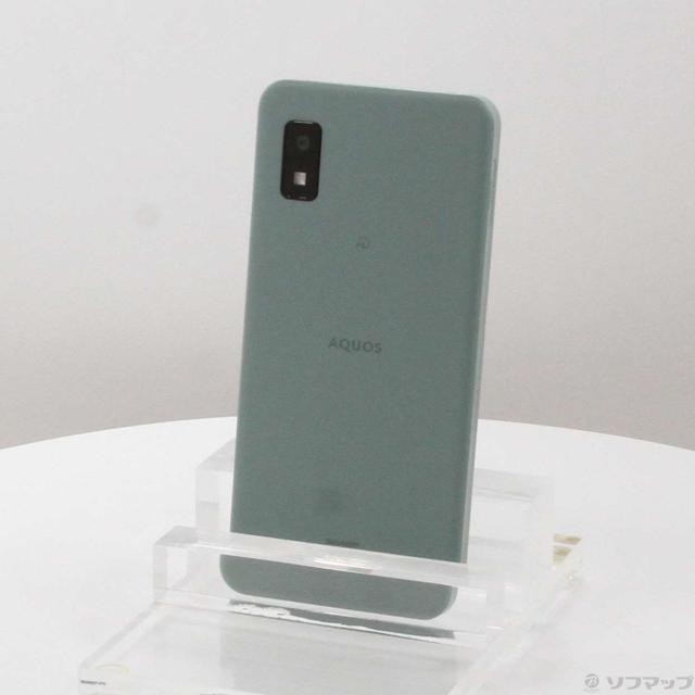 (中古)SHARP AQUOS wish2 64GB オリーブグリーン SHG08 au SIMフリー(295-ud)