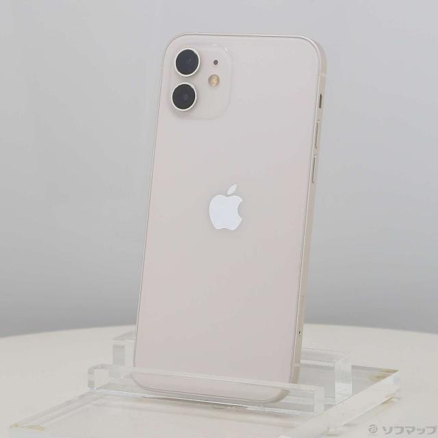 (中古)Apple iPhone12 64GB ホワイト MGHP3J/A SIMフリー(377-ud)