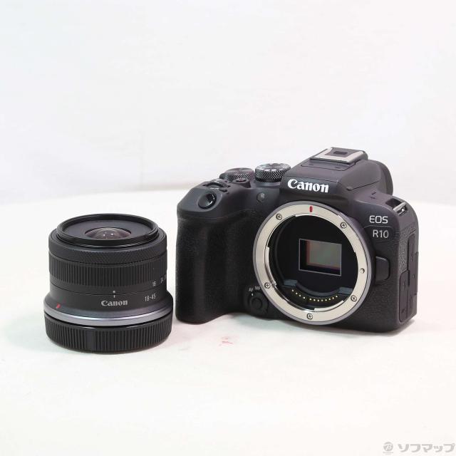 (中古)Canon EOS R10 RF-S18-45 IS STM レンズキット(295-ud)