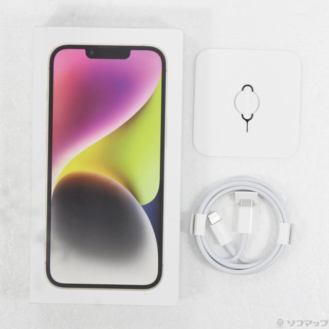 (中古)Apple iPhone14 128GB スターライト MPUQ3J/A SIMフリー(377-ud)_4