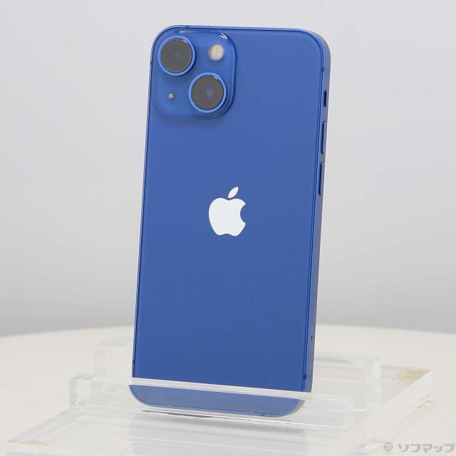 中古)Apple iPhone13 mini 128GB ブルー MLJH3J/A SIMフリー(352-ud 