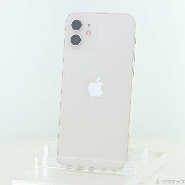 (中古)Apple iPhone12 64GB ホワイト MGHP3J/A SIMフリー(258-ud)