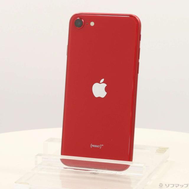 (中古)Apple iPhone SE 第2世代 64GB プロダクトレッド MHGR3J/A SIMフリー(258-ud)