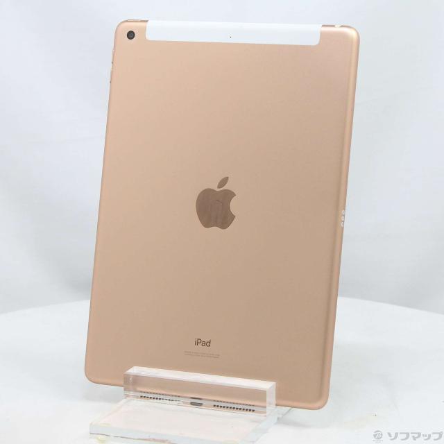(中古)Apple iPad 第7世代 32GB ゴールド MW6D2J/A auロック解除SIMフリー(305-ud)