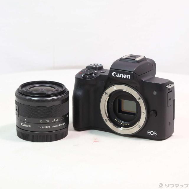 Canon キヤノン EOS Kiss M EF-M15-45 IS STM レンズキット ブラック