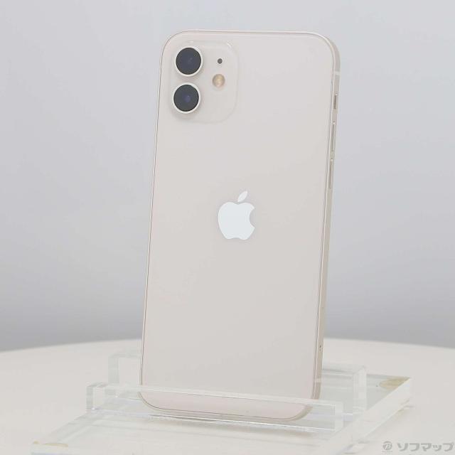 (中古)Apple iPhone12 128GB ホワイト MGHV3J/A SIMフリー(352-ud)