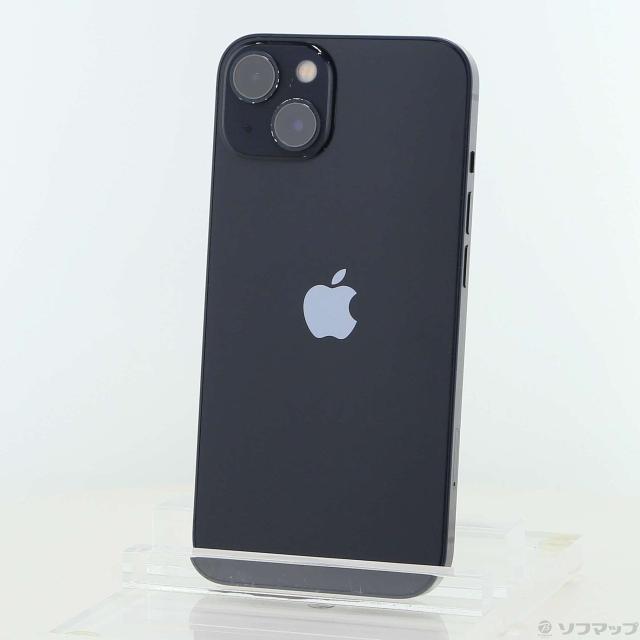 (中古)Apple iPhone13 128GB ミッドナイト MLNC3J/A SIMフリー(348-ud)