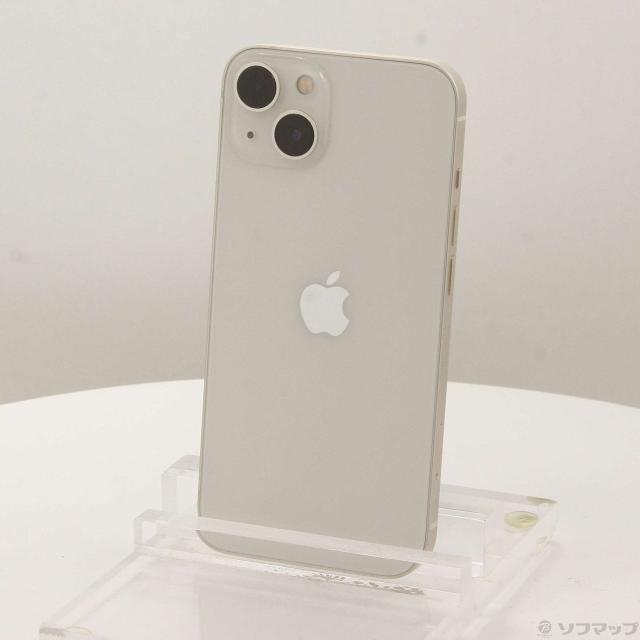 (中古)Apple iPhone13 128GB スターライト MLND3J/A SIMフリー(258-ud)