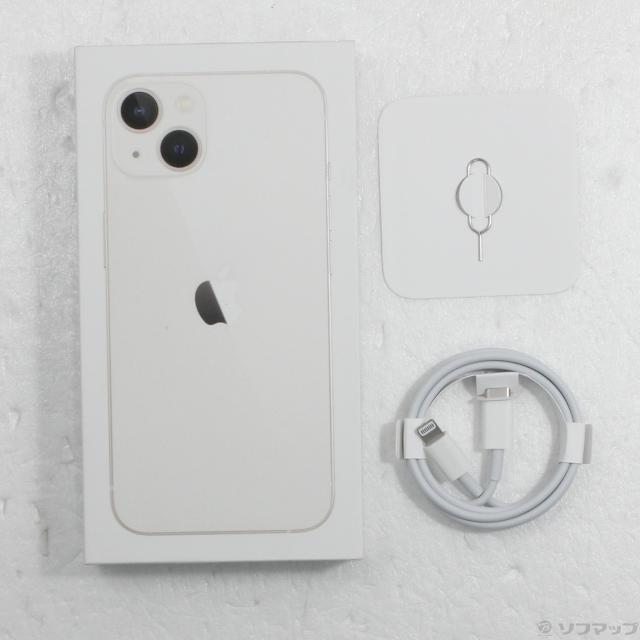 (中古)Apple iPhone13 128GB スターライト MLND3J/A SIMフリー(258-ud)_4