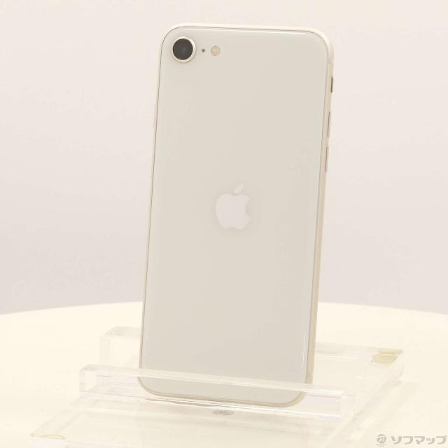 中古)Apple iPhone SE 第3世代 128GB スターライト MMYG3J/A SIMフリー