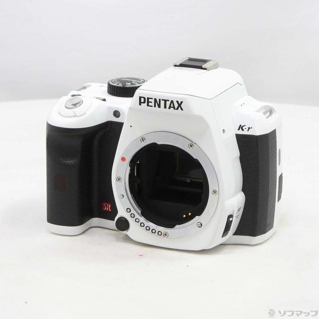 (中古)PENTAX K-r ボディ ホワイト×ブラック (1240万画素/SDHC)(262-ud)