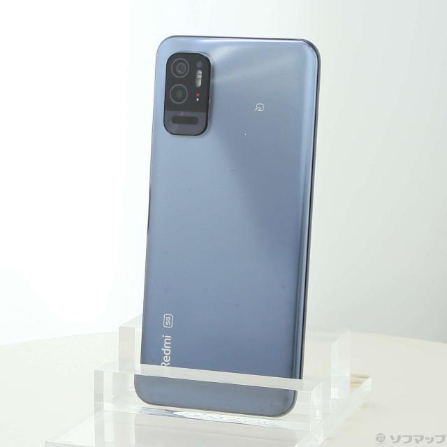 (中古)Xiaomi Redmi Note 10T 64GB アジュールブラック A101XM Softbank SIMフリー (ネットワーク利用制限▲)(258-ud)