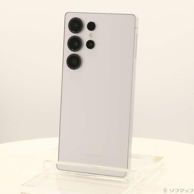 (中古)SAMSUNG Galaxy S25 Ultra 256GB チタニウムホワイトシルバー SM-S938QZSASJP SIMフリー(377-ud)