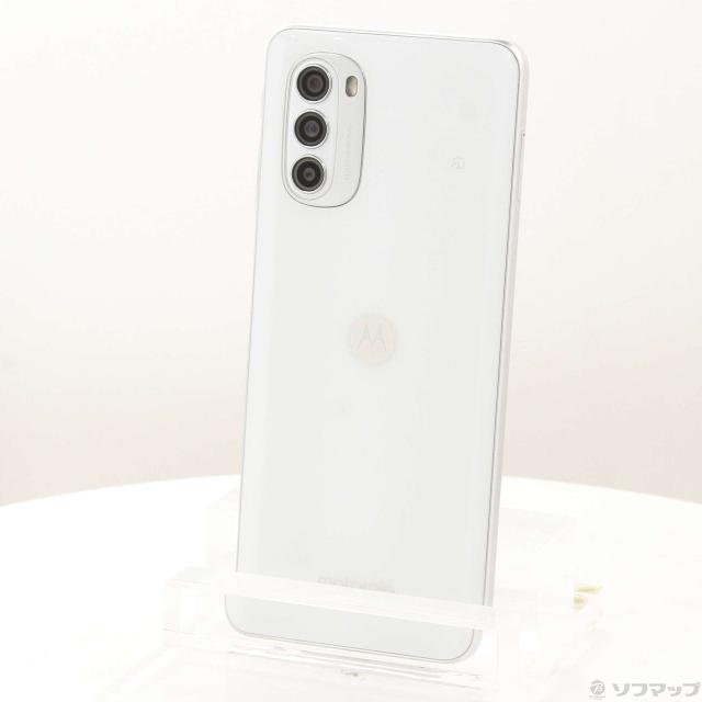 (中古)Motorola moto g52j 5G 128GB パールホワイト PATM0001JP SIMフリー(269-ud)