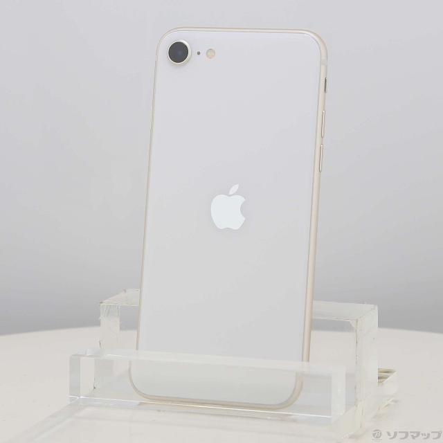(中古)Apple iPhone SE 第3世代 64GB スターライト MMYD3J/A SIMフリー(258-ud)