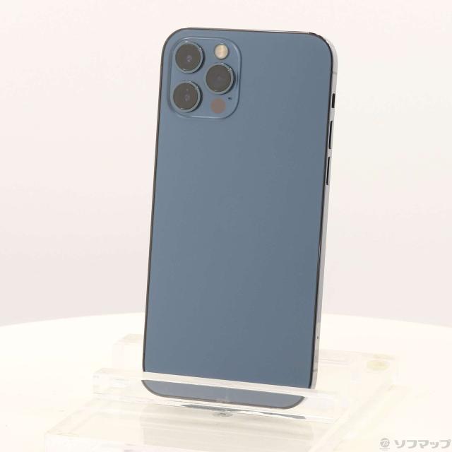 (中古)Apple iPhone12 Pro 256GB パシフィックブルー MGMD3J/A SIMフリー(247-ud)