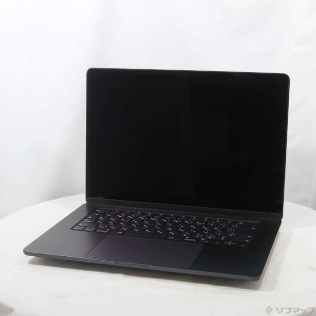 (中古)Apple MacBook Air 15.3-inch Early-2024 MXD43J/A Apple M3 8コアCPU_10コアGPU 16GB SSD2TB ミッドナイト (26.3 Tahoe)(348-ud)