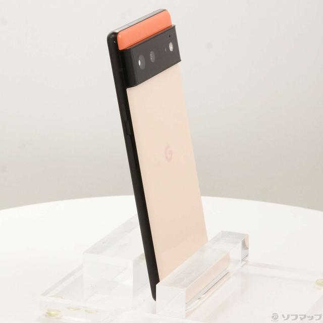 (中古)GOOGLE Google Pixel 6 128GB カインダコラル GA02910 au SIMフリー(349-ud)_3
