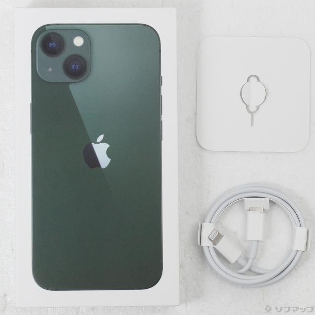 (中古)Apple iPhone13 128GB グリーン MNGG3J/A SIMフリー(247-ud)_4
