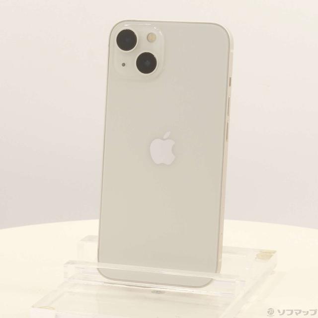 (中古)Apple iPhone13 128GB スターライト MLND3J/A SIMフリー(262-ud)