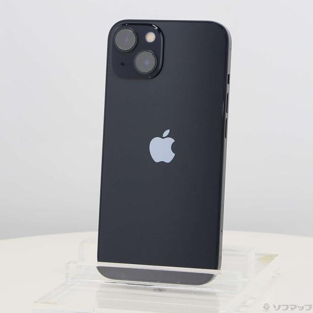(中古)Apple iPhone13 128GB ミッドナイト MLNC3J/A SIMフリー(258-ud)