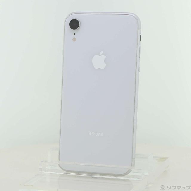 (中古)Apple iPhoneXR 64GB ホワイト MT032J/A SIMフリー(305-ud)