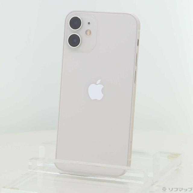 (中古)Apple iPhone12 mini 64GB ホワイト MGA63J/A SIMフリー(251-ud)