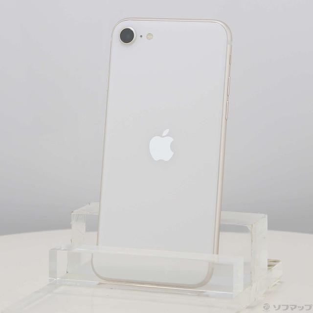 中古)Apple iPhone SE 第3世代 64GB スターライト MMYD3J/A SIMフリー