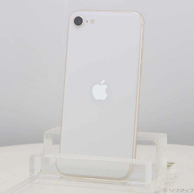 (中古)Apple iPhone SE 第3世代 64GB スターライト MMYD3J/A SIMフリー(258-ud)