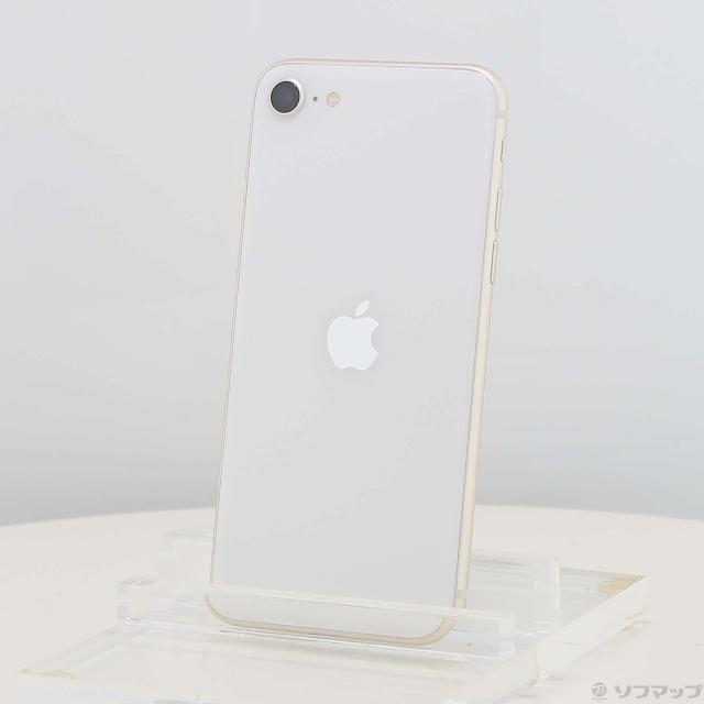 (中古)Apple iPhone SE 第3世代 64GB スターライト MMYD3J/A SIMフリー(305-ud)