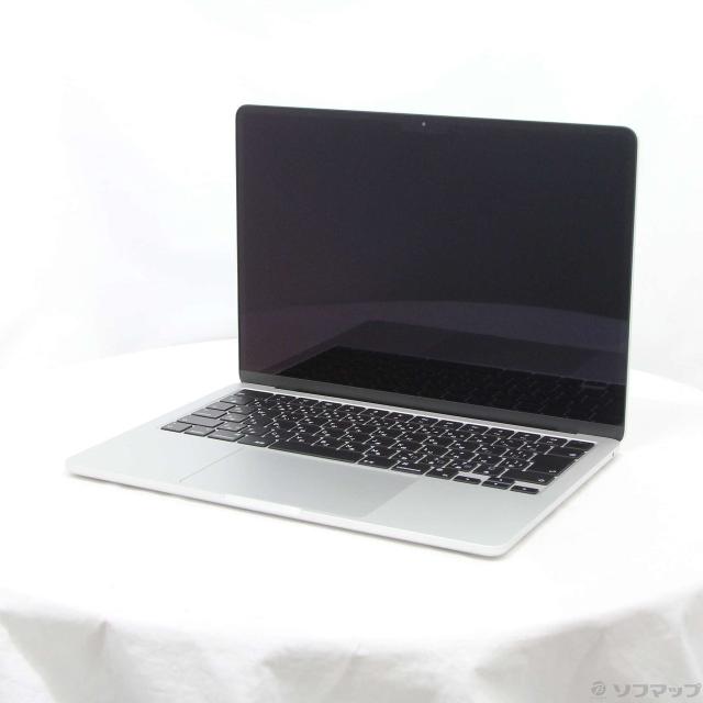 (中古)Apple MacBook Air 13.6-inch Mid-2022 MLXY3J/A Apple M2 8コアCPU_8コアGPU 8GB SSD256GB シルバー (26.3 Tahoe)(276-ud)