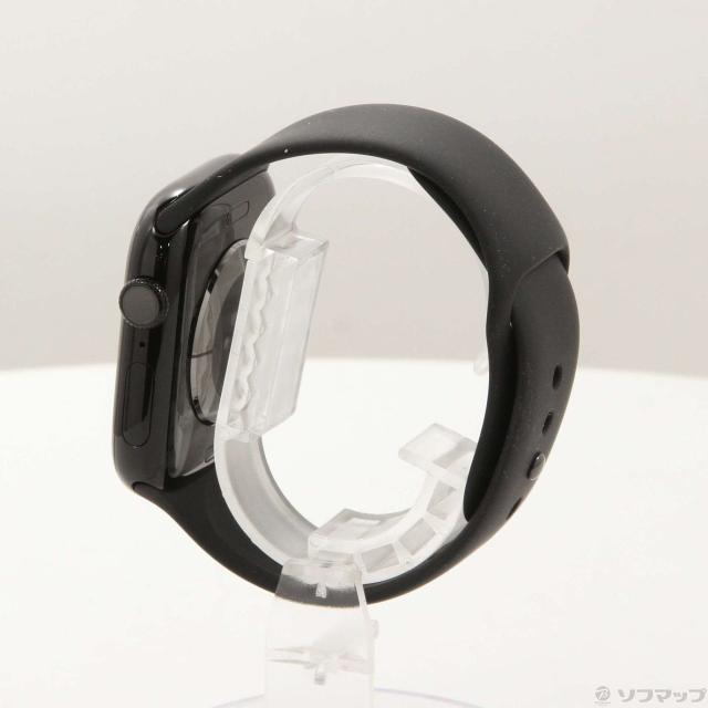(中古)Apple Apple Watch Series 11 GPS 46mm ジェットブラックアルミニウムケース ブラックスポーツバンド(377-ud)_1