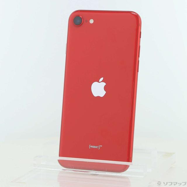 中古)Apple iPhone SE 第2世代 128GB プロダクトレッド MXD22J/A SIM